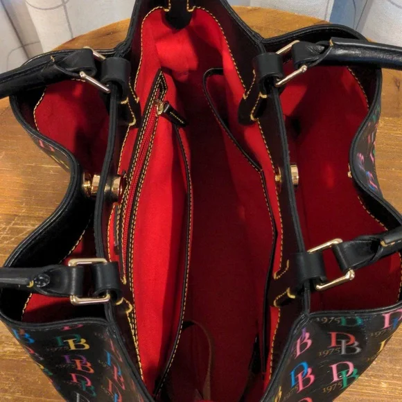 Dooney & Bourke DB75 Multi Brenna Satchel Handbag - Picture 4 of 12